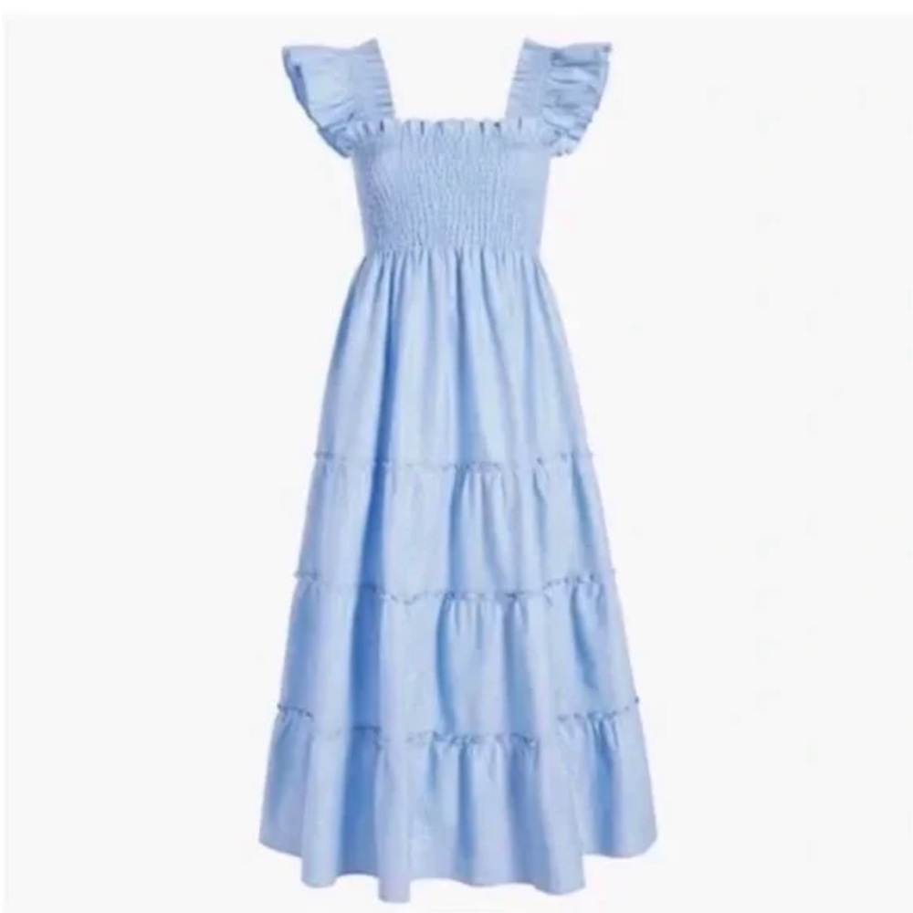 Pristine NWT Ellie XS in Light Blue Glitter Check